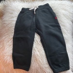 Polo 3t toddler sweatpants black with red polo logo